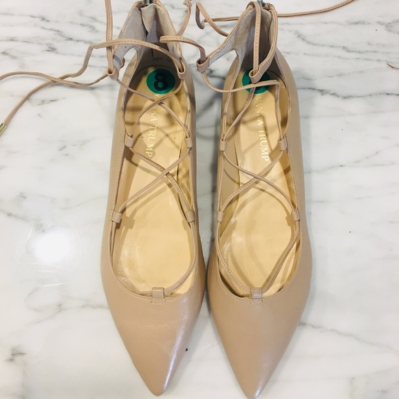 Ivanka Trump Shoes - 🌸NEW❗️leather tie-up flats